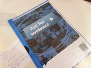 The Ask for Evidence campaign