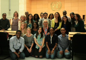 Participants of the WHO HQ trip