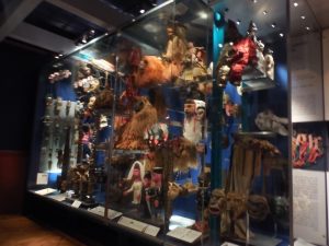 Masks from a variety of cultures at the Horniman Museum